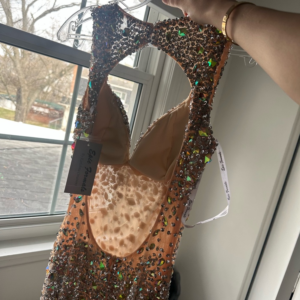 Elegant Crystal Embellished Dress - Picture 3 of 7
